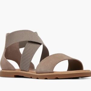 Sorel Ella III Sandal Ash Brown‎ Size 8